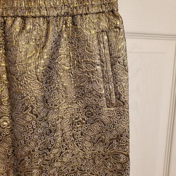 Gold Mini Skirt from The Loft - Picture 2 of 5